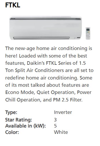 1.5 TON Split AC 3