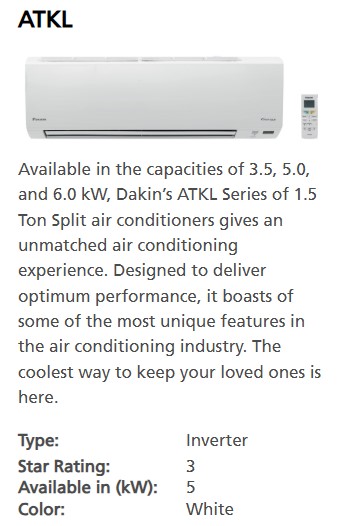 1.5 TON Split AC 5